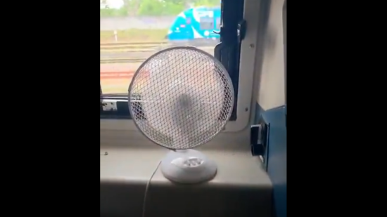 41&deg;C dans une cabine de TER pr&egrave;s de Clermont-Ferrand : la vid&eacute;o qui alerte en pleine chaleur