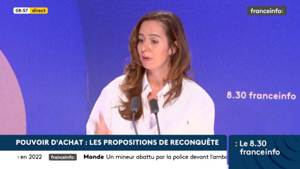 "73 interruptions en 24 minutes" : Sarah Knafo saisit l'Arcom apr&egrave;s une interview tendue sur franceinfo